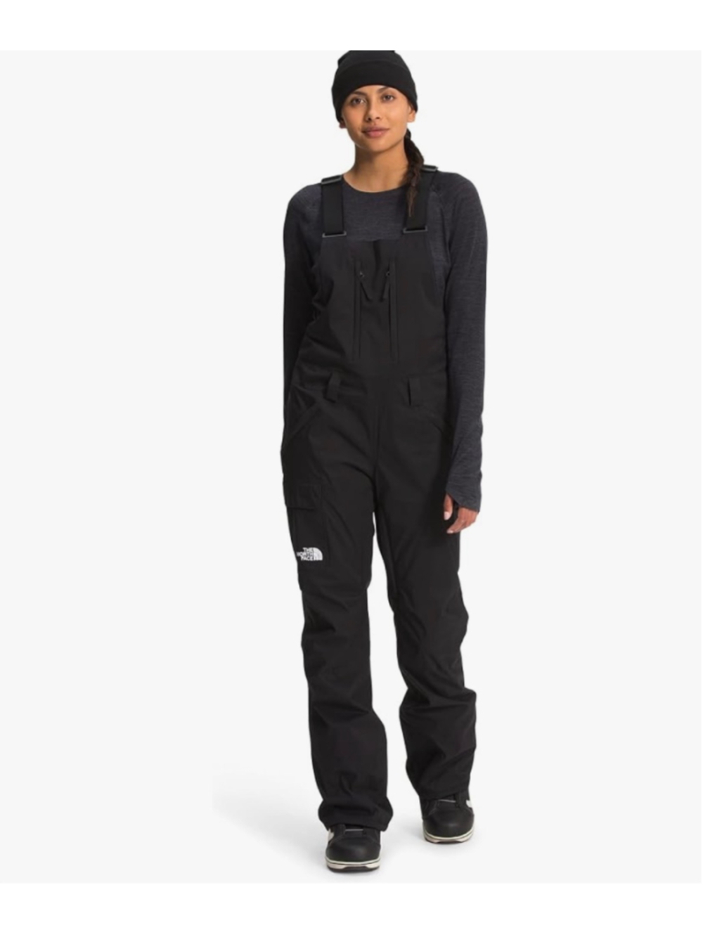 New The North Face Freedom Bib Women’s Ski & Snowboard Pants Black Sz Large